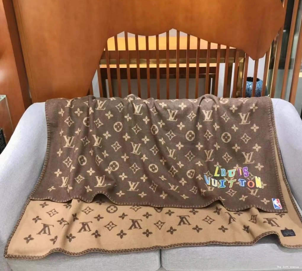 CUSTOM X MONOGRAM BLANKET THROW NBA LV 0806